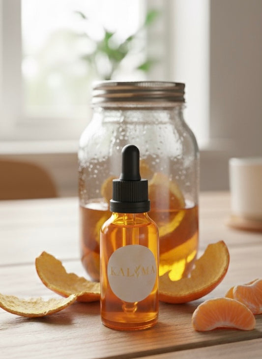 ES
Aceite de mandarina de origen natural, de aroma dulce y luminoso.
Aporta frescura y una sensación de bienestar inmediato.
EN
Natural mandarin oil with a sweet, bright aroma.
Brings freshness and an immediate sense of well-being.