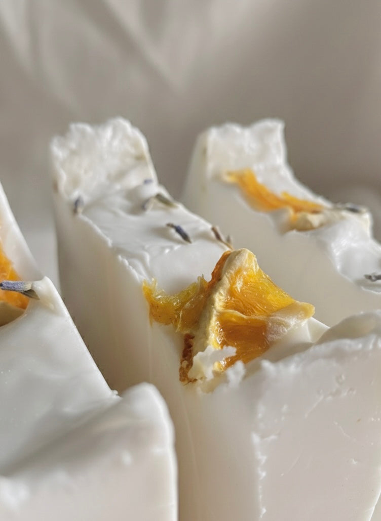 JABÓN DE COCO NARANJA Y LAVANDA